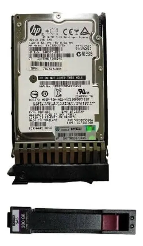 Disco Duro Hpe Msa 300gb 15k Sas 2.5 787640-001