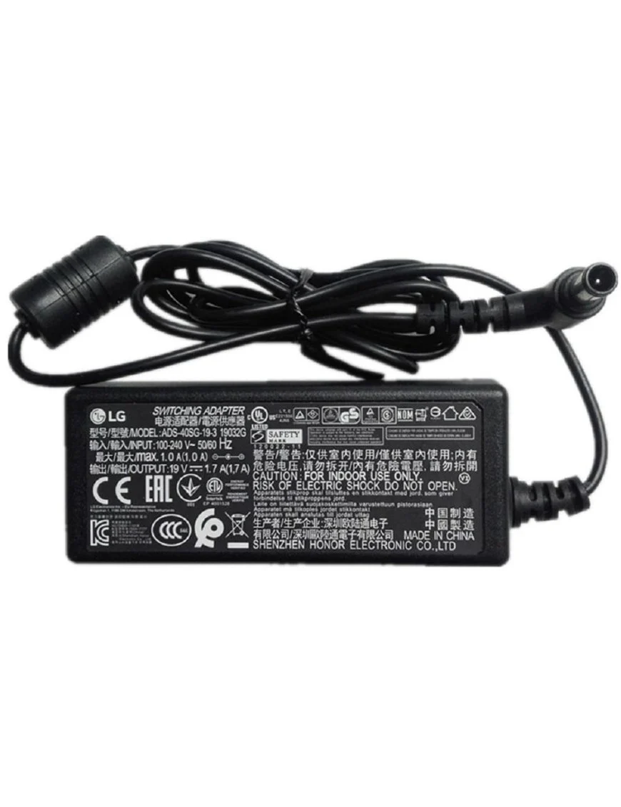 Cargador De Monitor Lg 16W 19V 0.84A Pin 6.5 X 4.4 Mm Ads-18Sg-19-3 1