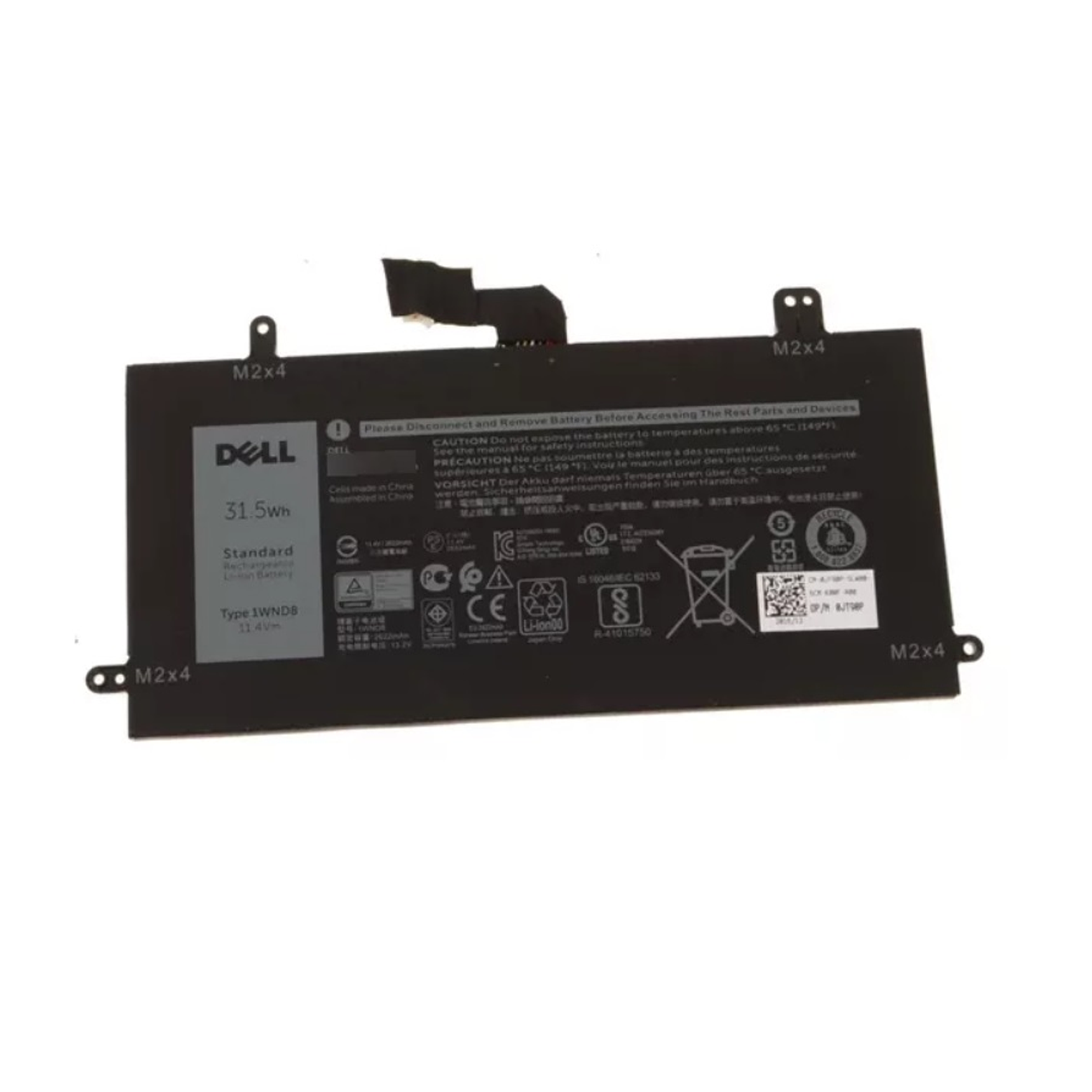 Bateria Dell Latitude 5285 5290 31.5wh 3 Celdas 1wnd8 Jt90p 1