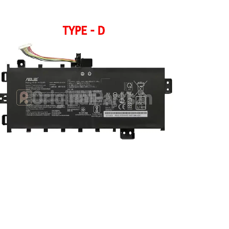 Bateria For Asus 2Icp6/61/80 7.6V B21N1818-2 TIPO D 1