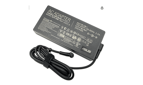 Cargador Asus 120W 20V 6A Pin 3.0 X 4.5 Mm Adp-120CH B