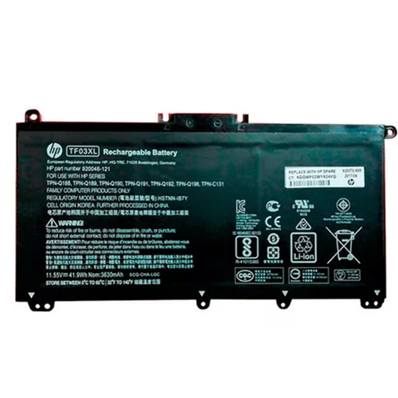 Bateria Original HP 14-Bp Tf03Xl 920070-855 1