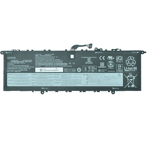 Bateria For Lenovo Yoga Slim 7 Pro Series 15.44V 61Wh L19D4Ph3 L19C4Ph3
