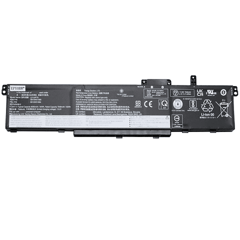 Batería Lenovo Thinkpad P16 Gen 1 94 Wh 8095 Mah 11.55 V L21M6P70