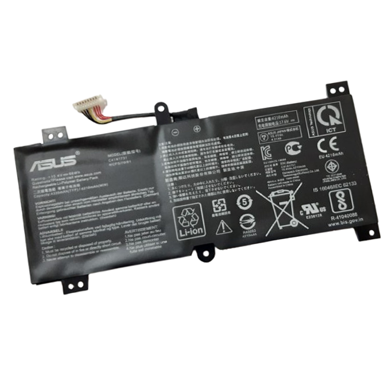 BATERIA ASUS PLUS GL704 GL504GM S7C 15.4V 66WH TYPE A C41N1731-2 1