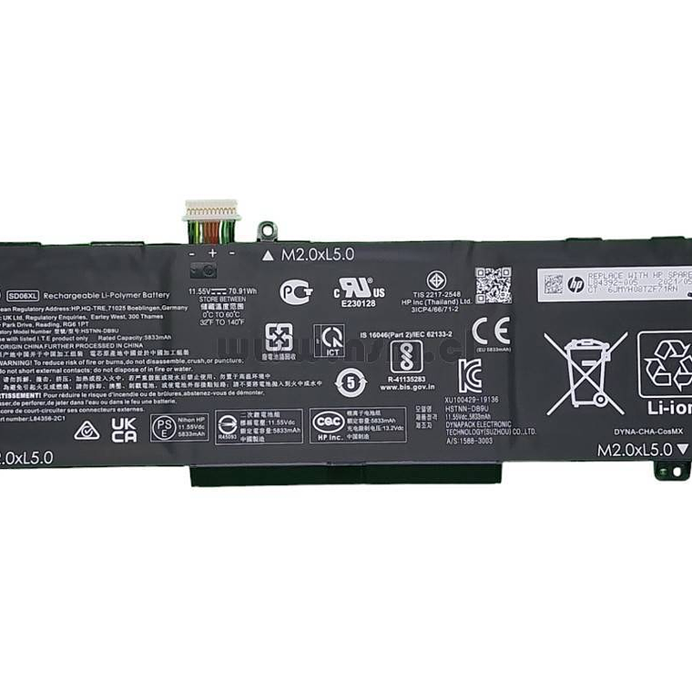 Bateria Hp Omen 15 2020 15-En Series 3C 52.5Wh 4.55Ah L84394-005 1