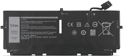 Bateria Dell For Xps 13 9300 9310 9380 52W 4 Celdas 7.6V Wn0N0