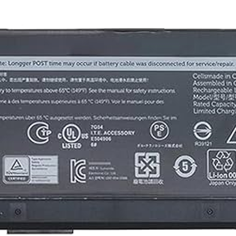 Bateria Dell Precision 7770 7670 6 Celdas 93 Wh X9Ftm 0X9Ftm 965V4 1
