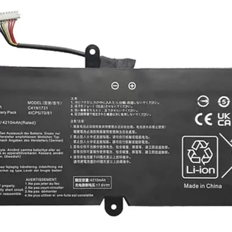 Bateria Para Aus Rog Strix Gl704Gw 66W 15.4V C41N1731 Type C C41N1731 1