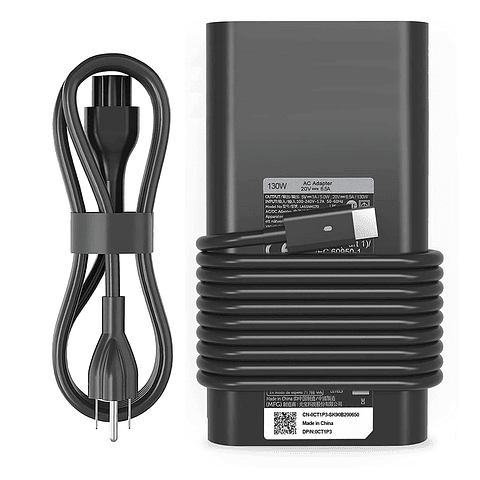 Cargador Usb-C 130W 20V 6.5A Dell Precision 5510 5520 5530 5540 M2800 Cw1Fp
