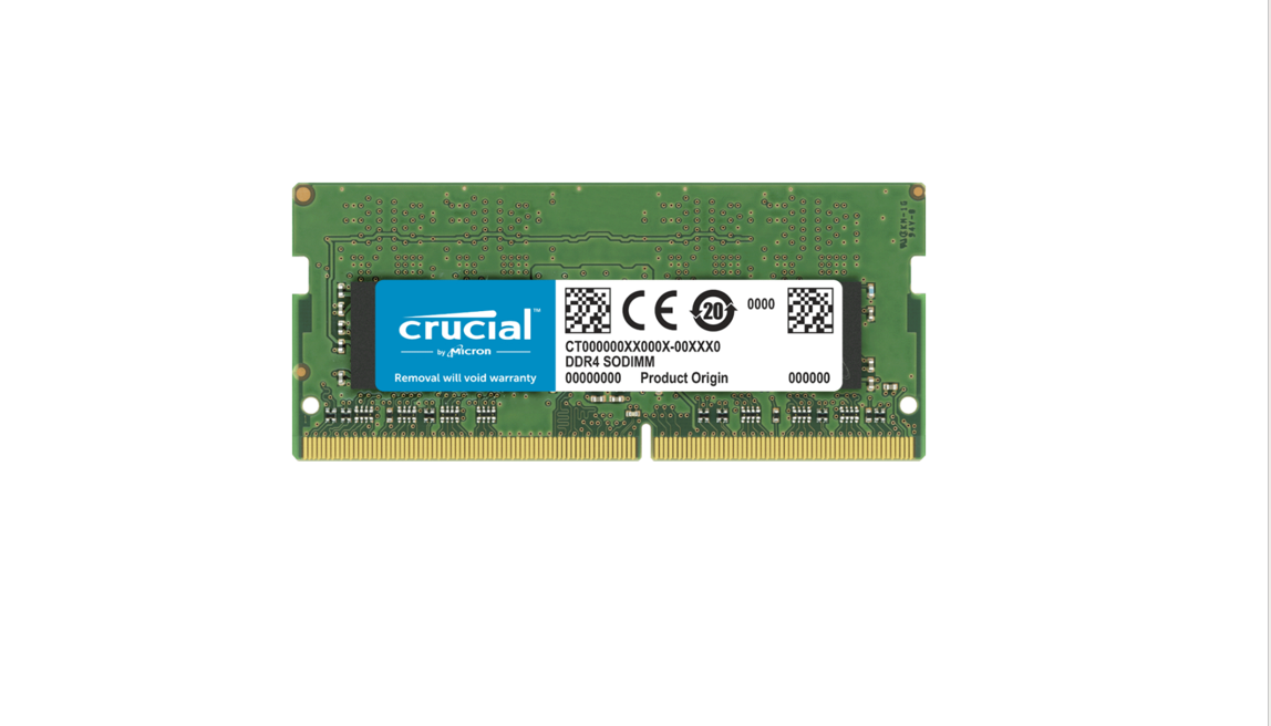 Memoria Crucial 32GB DDR4-3200 PC4-25600 DDR4 SODIMM CT32G4SFD832A  1