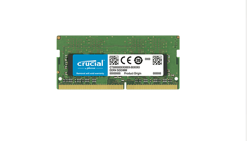 Memoria Crucial 32GB DDR4-3200 PC4-25600 DDR4 SODIMM CT32G4SFD832A 
