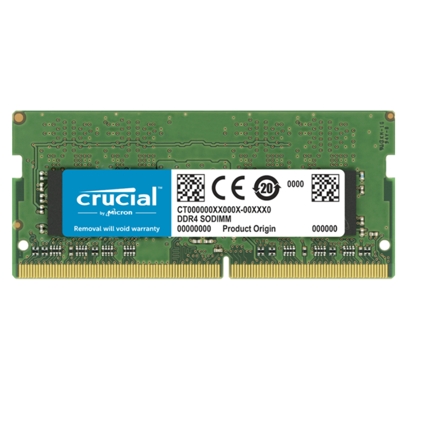 Memoria Crucial 32GB DDR4-3200 PC4-25600 DDR4 SODIMM CT32G4SFD832A  1