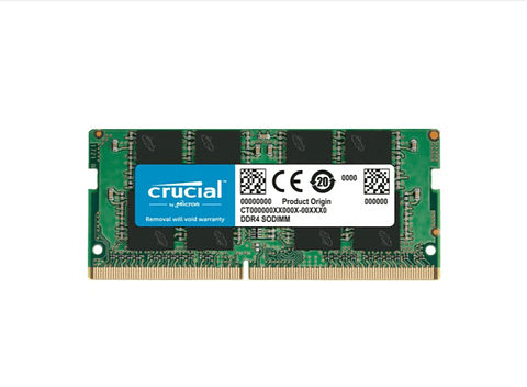 Memoria Crucial 16Gb Single Ddr4 2400 Pc4-19200 260-Pin Sodimm Ct16G4Sfd824A