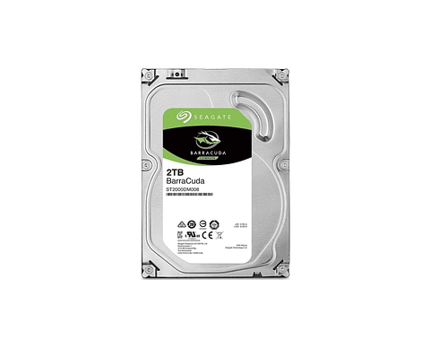 Disco Duro Seagate Barracuda 2TB para PC 3.5" SATA 6Gb/s 7200 rpm ST2000DM008