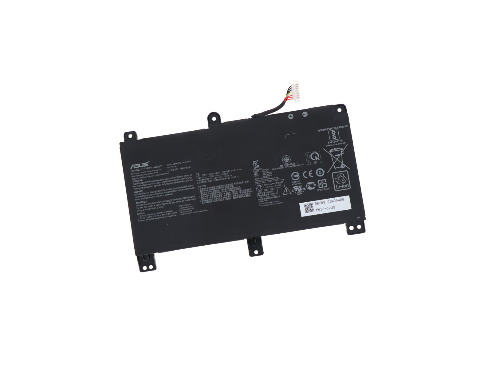 Bateria Asus Tuf Fx505 Type B Original 3 Celdas B31N1726 1