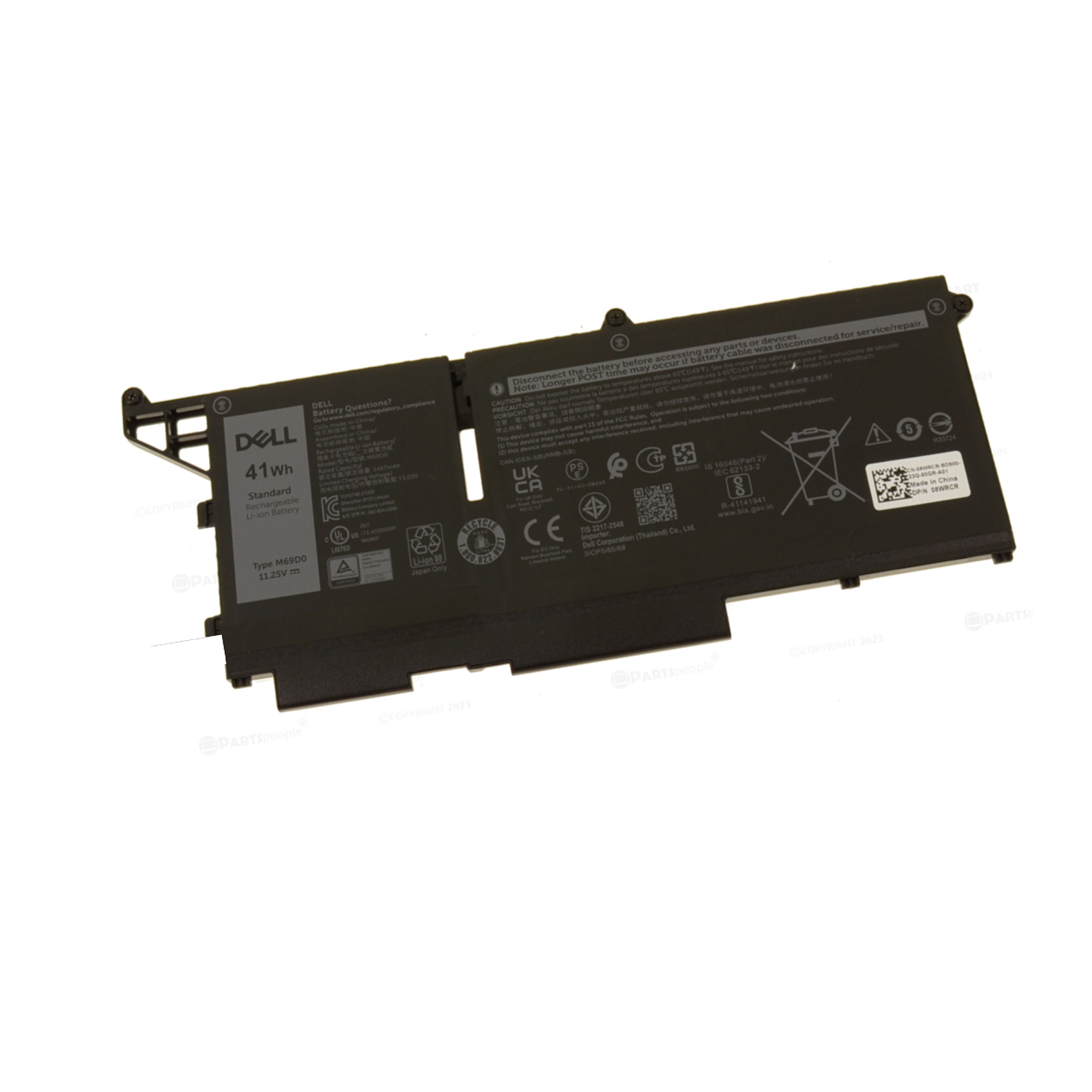 Bateria Dell Latitude 5430 5530 7430 7330 7530 5330 41Wh 3 Celdas 11.25V 0M69D0 M69D0 1