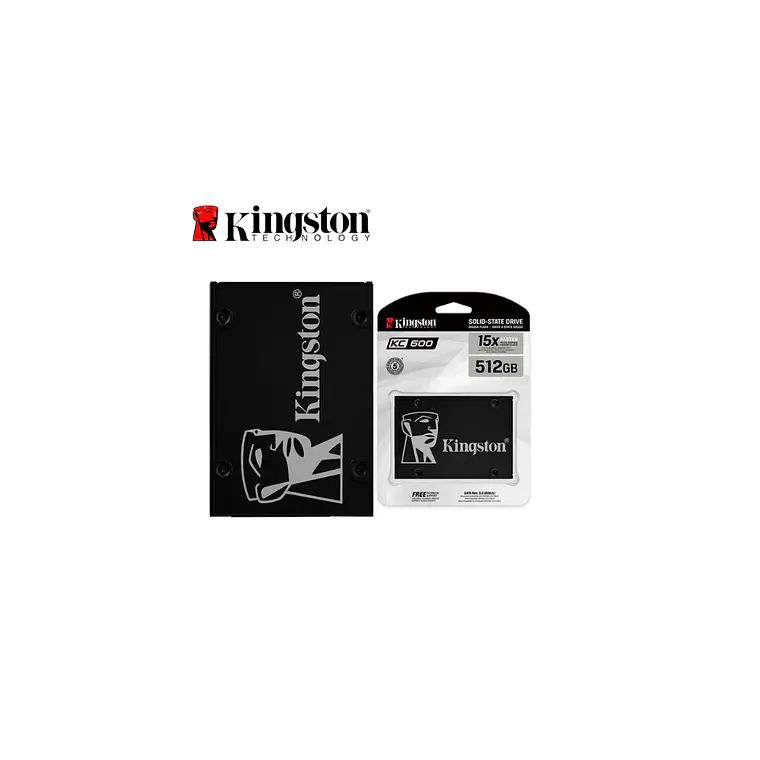 Disco Duro Kingstong SSD 512gb 550/520mb/S 3d Tlc Sata 2.5 SKC600/512G 1
