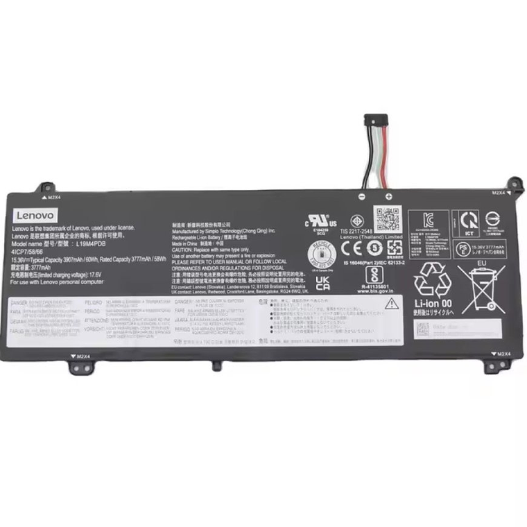 Batería Original Lenovo ThinkBook 14s Yoga ThinkBook 14 2021 G2 G3 15 60Wh L19M4PDB 1