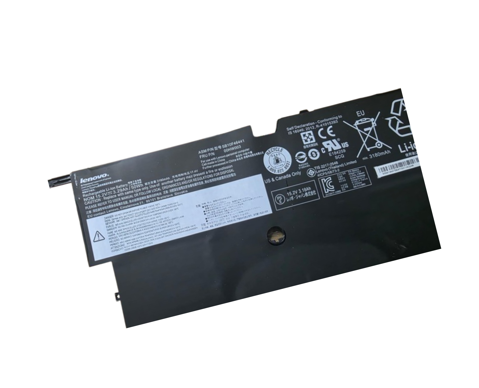 Bateria Original X1 Carbon 3 Gen 00HW002 1