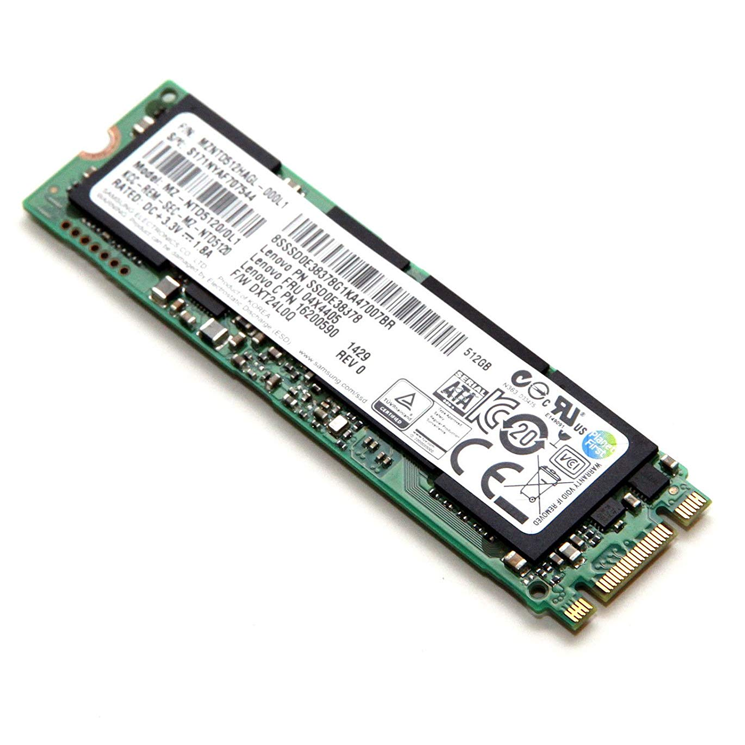 Memoria RAM 512G M.2 2280 Sata6G Std Hard 00JT010 1