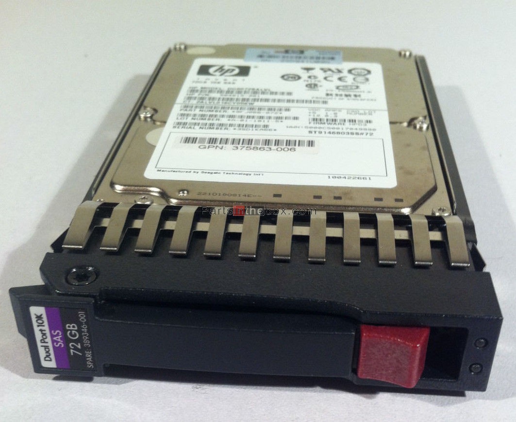 72.00 Gb Serial Attached Hard Dri 389346-001 1