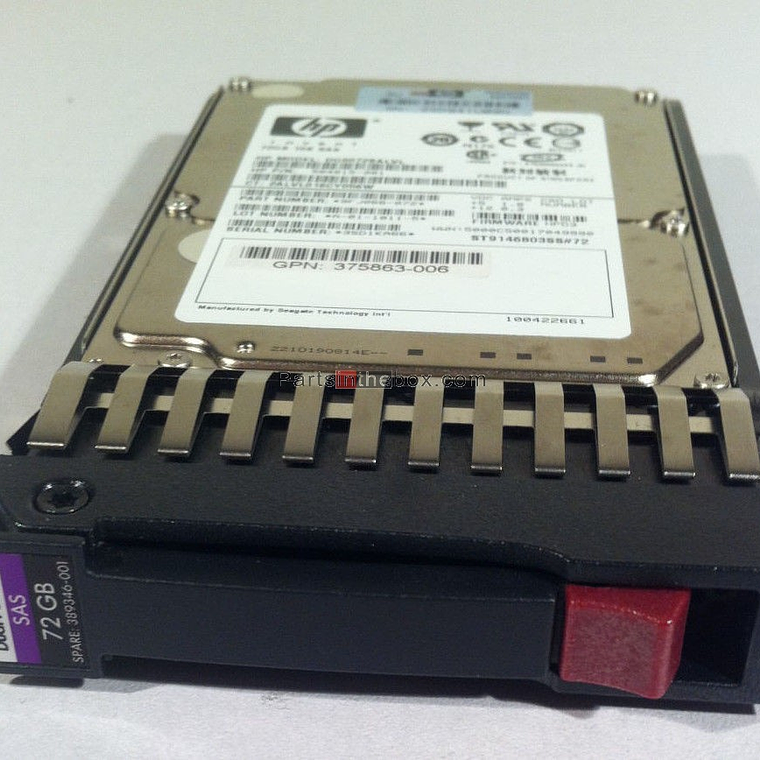 72.00 Gb Serial Attached Hard Dri 389346-001 1