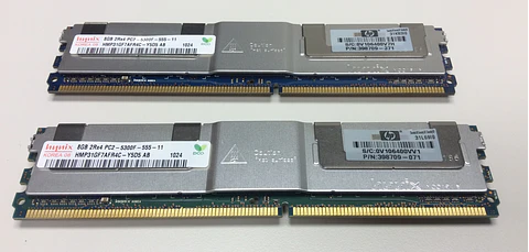 8Gb 667Mhz Pc2-6300 Ddr2 Sdram  416474-001