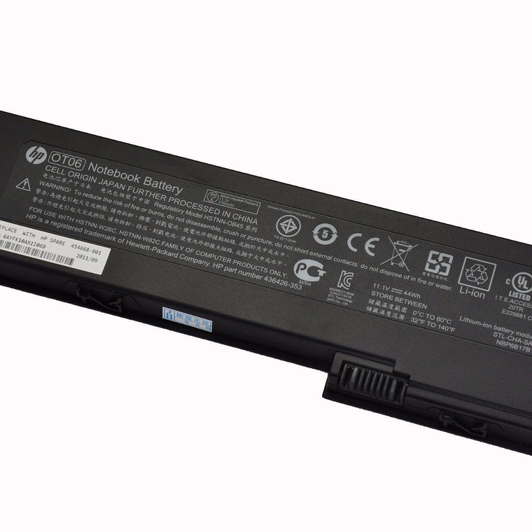 Original Battery 6 Celdas 4 454668-001 1