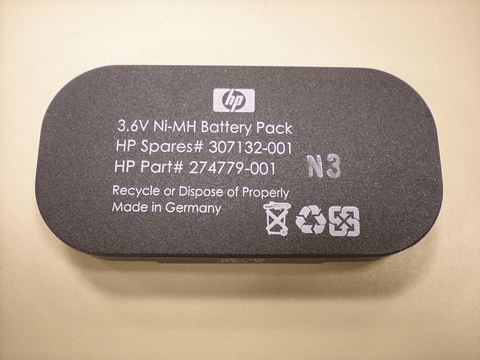 HP 3.6V Nimh Battery For Bbwc Opt 307132-001