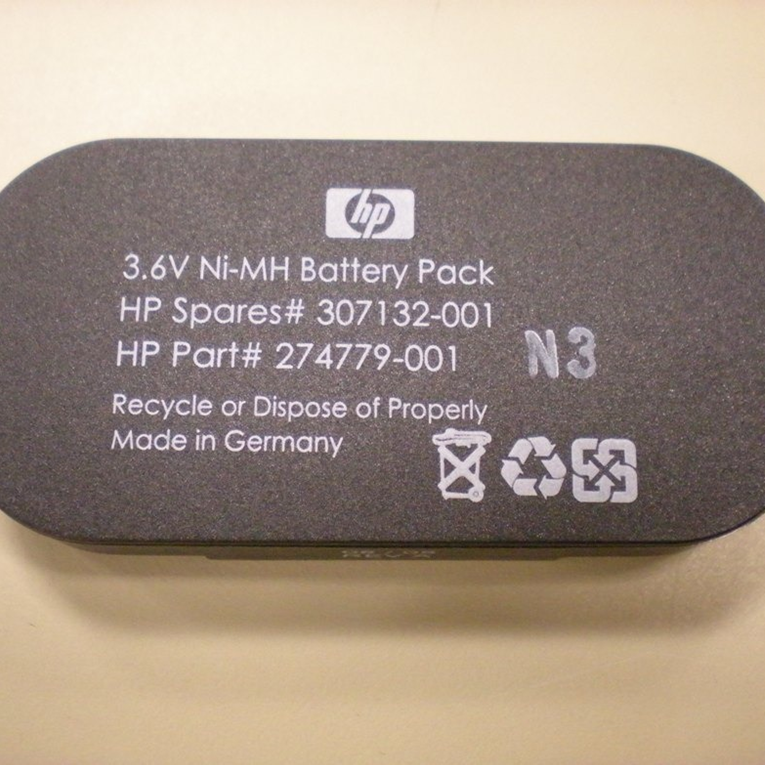 HP 3.6V Nimh Battery For Bbwc Opt 307132-001 1