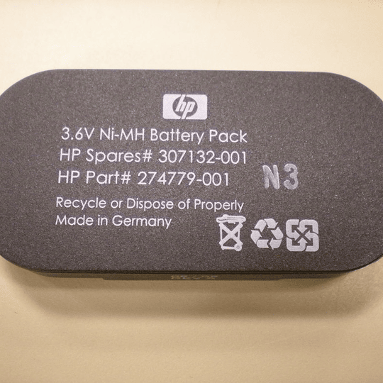 HP 3.6V Nimh Battery For Bbwc Opt 307132-001