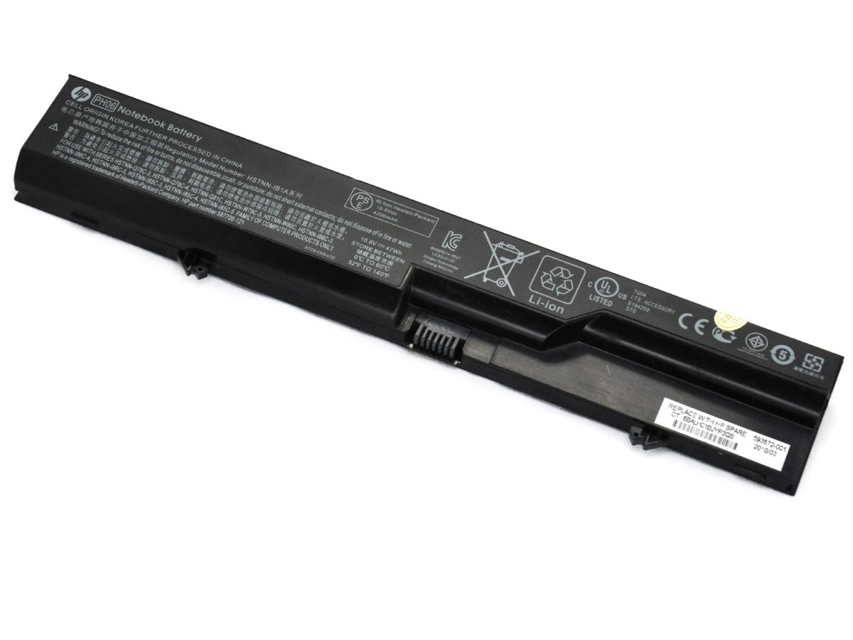 Bateria HP 10.8V 6 Celdas Ph06 5 593572-001 1