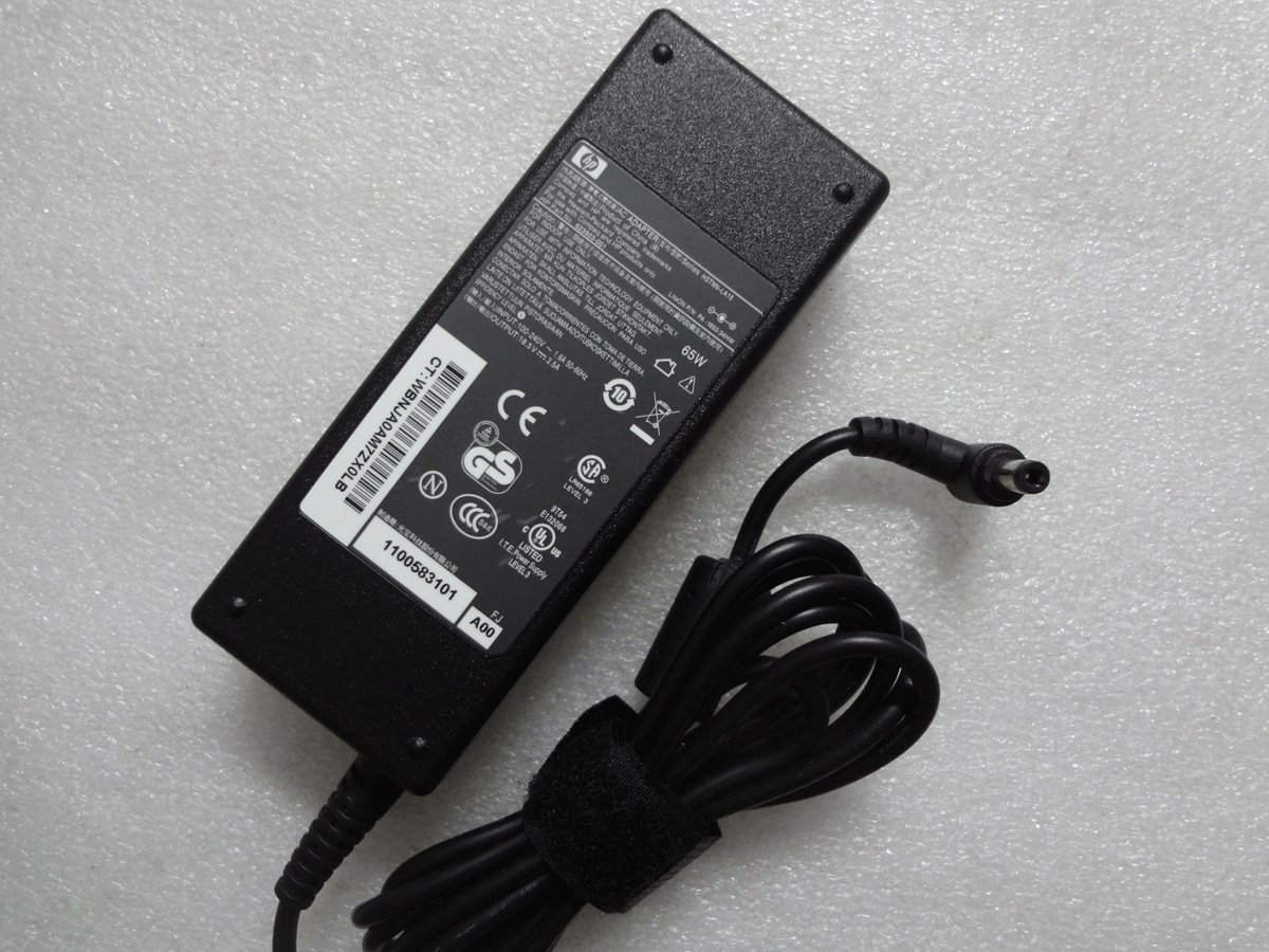 Cargador Original HP 65W 18.5V 3. 603284-001 1