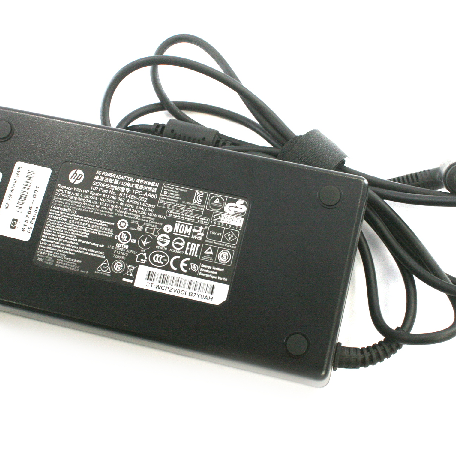 Cargador Original HP 180W 19.5V 9 613766-001 1