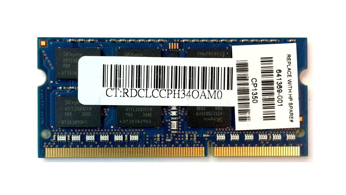 Memoria RAM 4Gb 1600Mhz Pc3 6 641369-001 1
