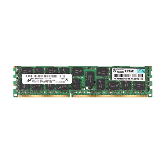 Memoria HP 8Gb (1X8Gb) Dual Rank  647909-B21