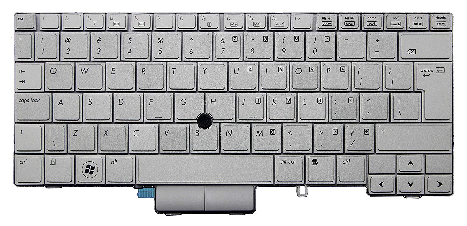 Keyboard With Pointing Stick 6 649756-001 1