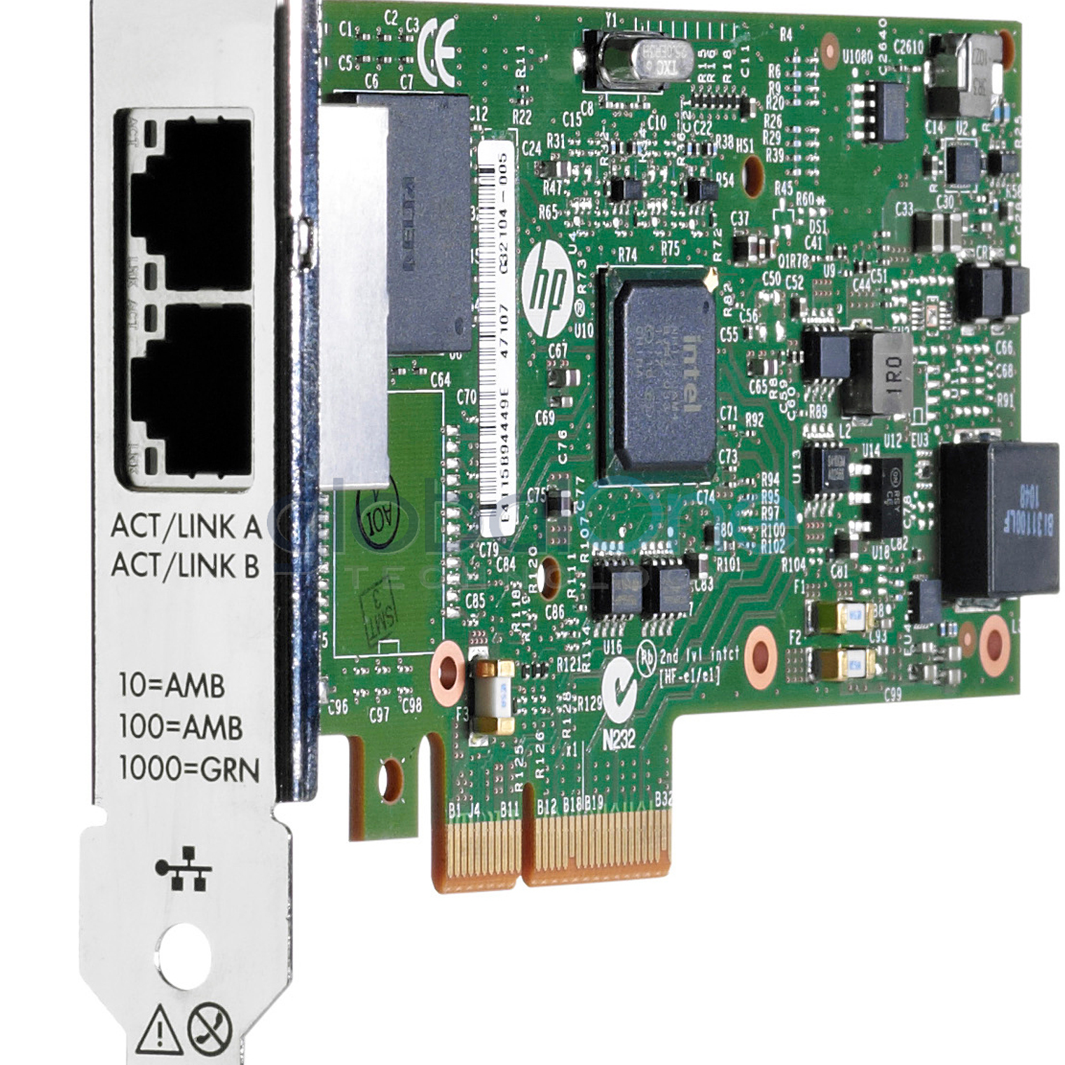 HP Ethernet 1-Gb Dp 361T Adapter  652497-B21 2
