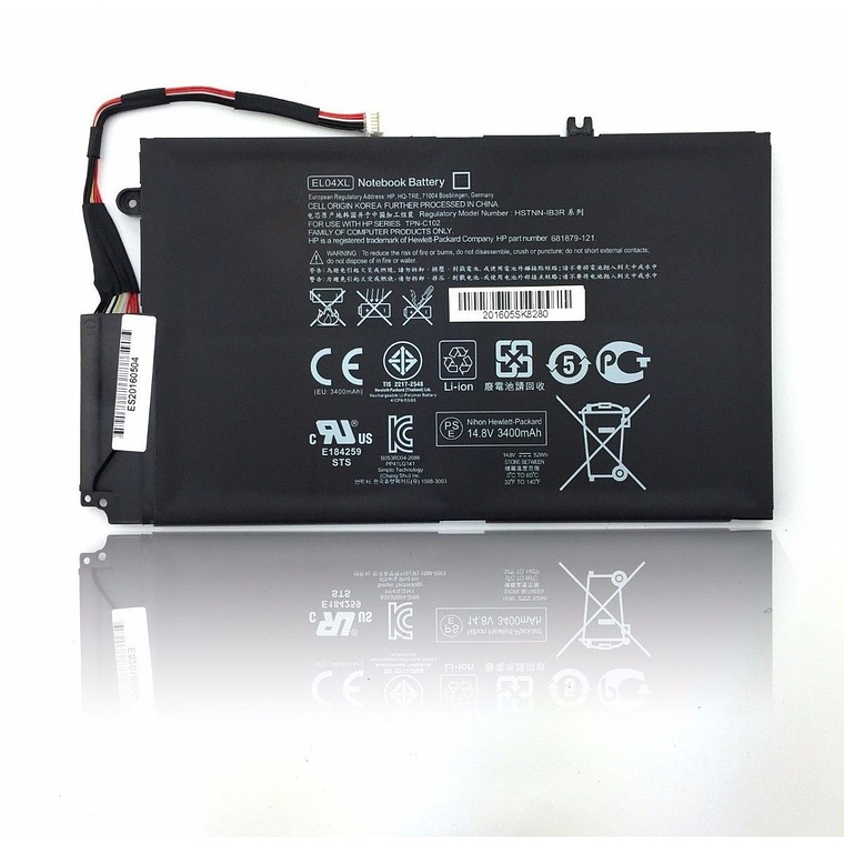 Bateria Original HP 14.8V 3400Mah 681949-001 1