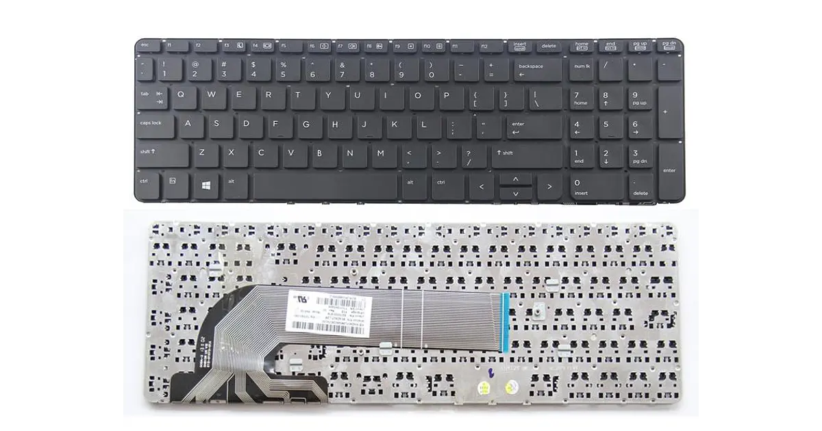 Keyboard Ingles Negro 7 721520-001