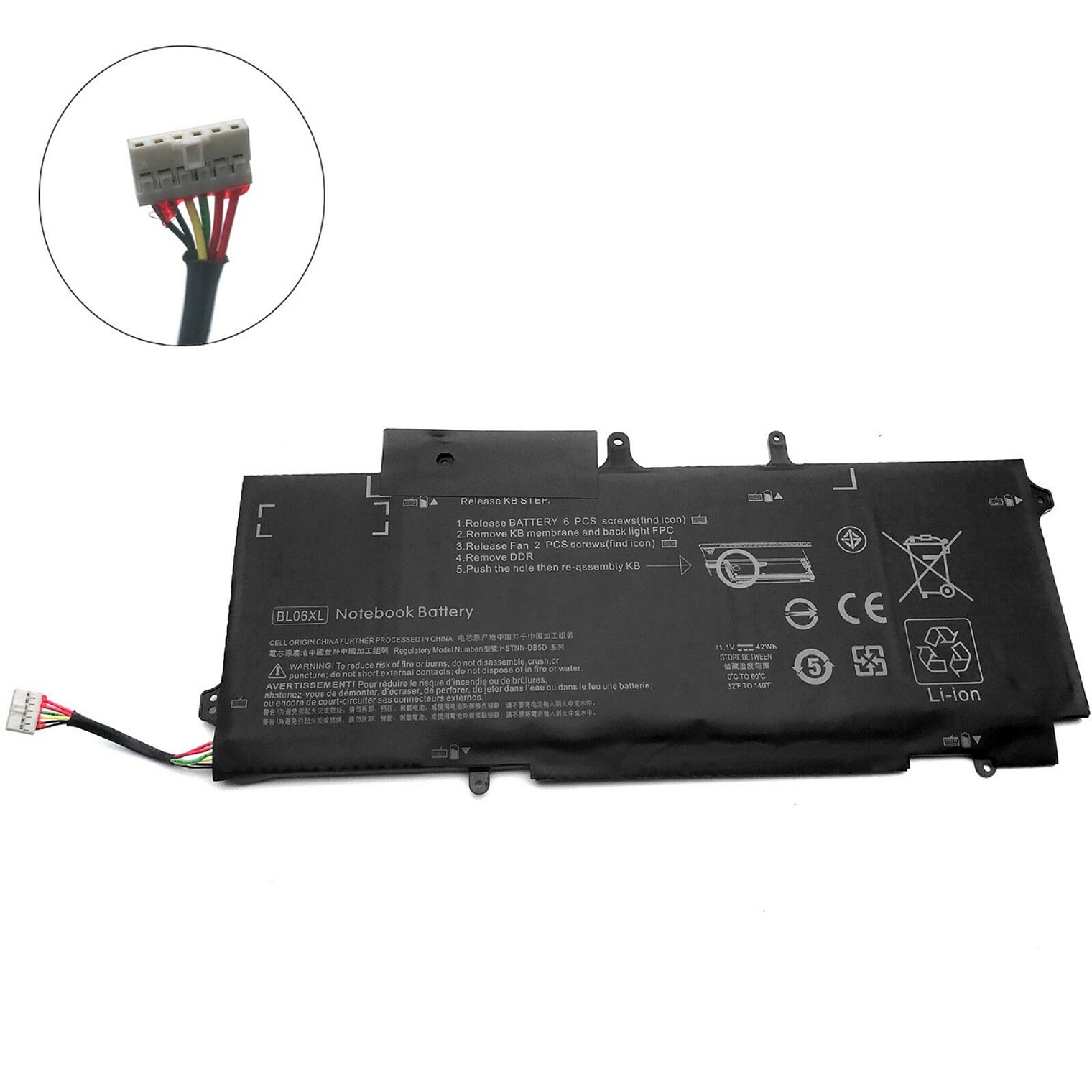 Bateria Original HP 14-3000 4 Cel 722297-005 1