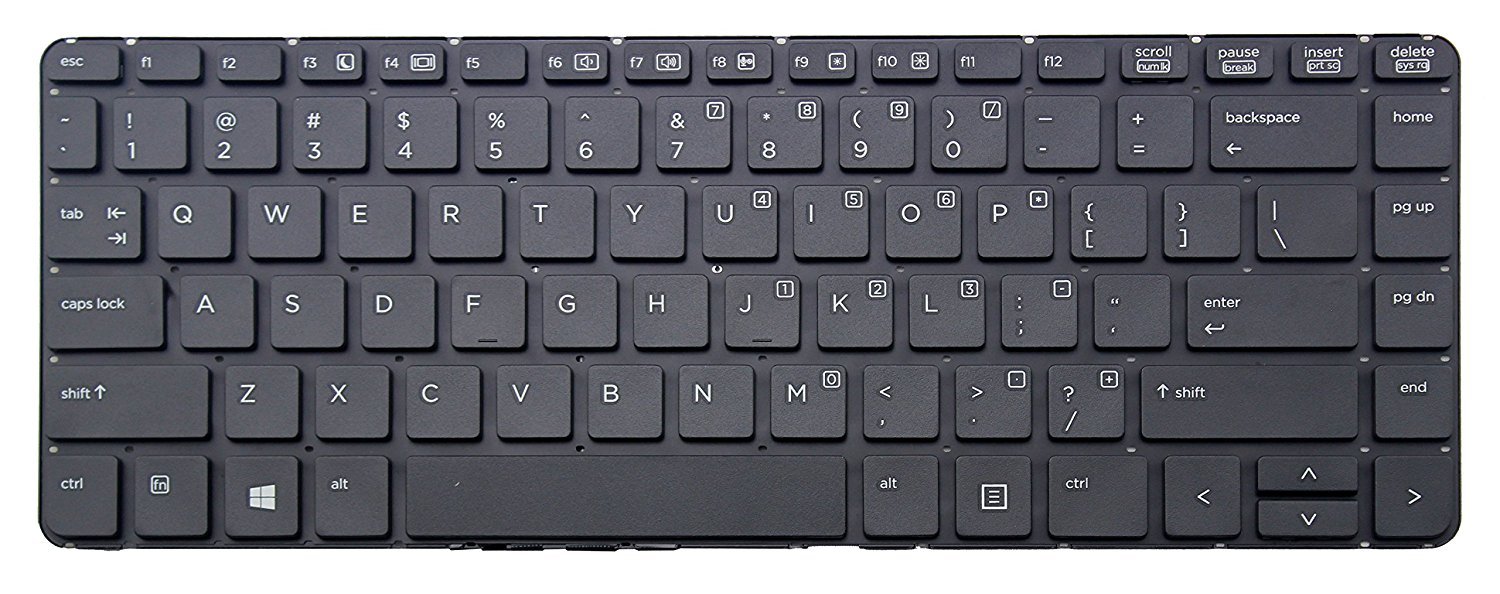 Keyboard HP Us Non Backlit No Fra 727765-001 1