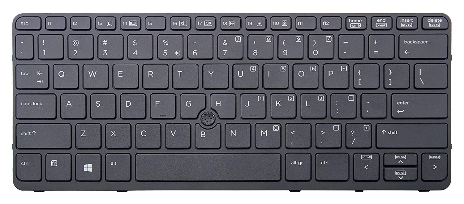 Teclado HP 820 G1 Español Negro C 735503-161 1