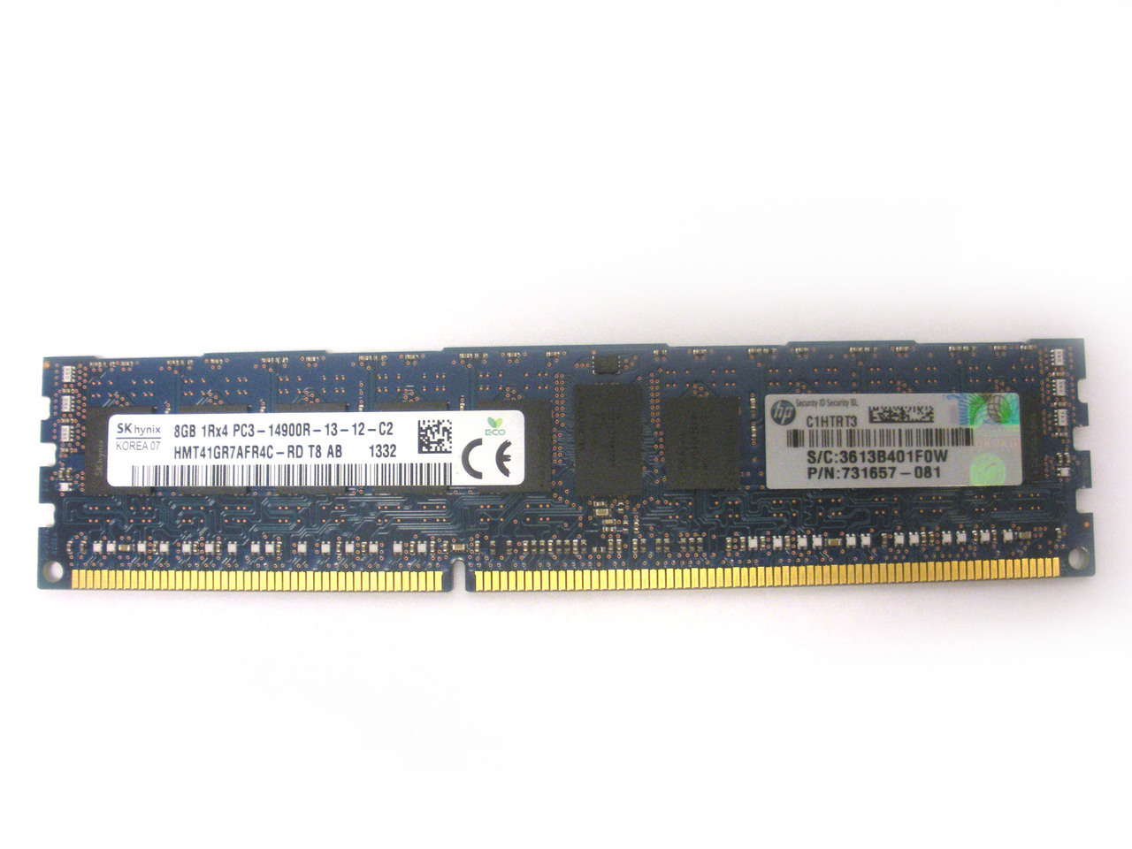 Memoria HP 8Gb (1X8Gb) Sdram Dimm 731657-081 1