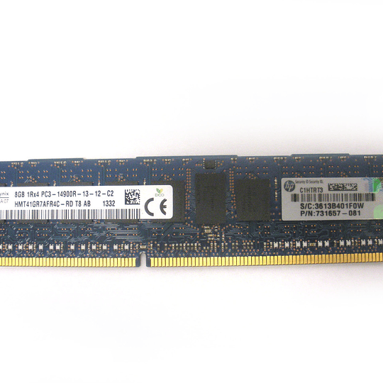 Memoria HP 8Gb (1X8Gb) Sdram Dimm 731657-081