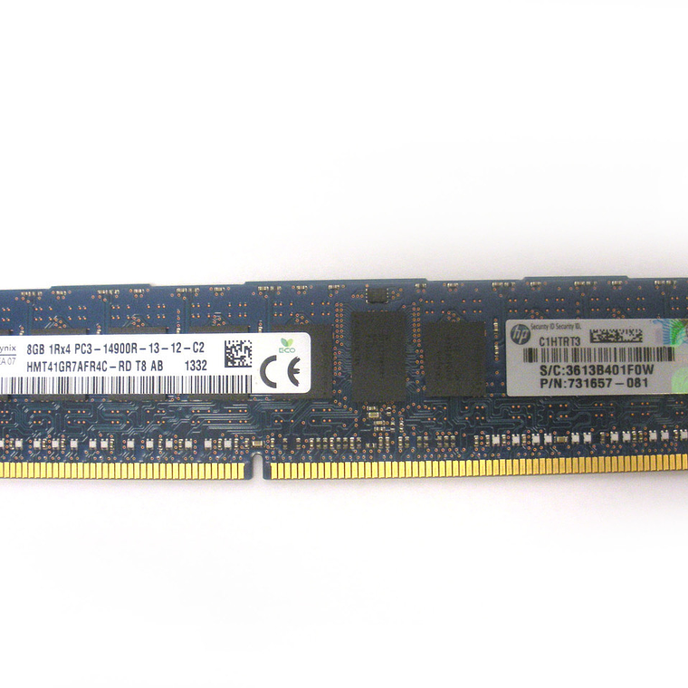 Memoria HP 8Gb (1X8Gb) Sdram Dimm 731657-081 1