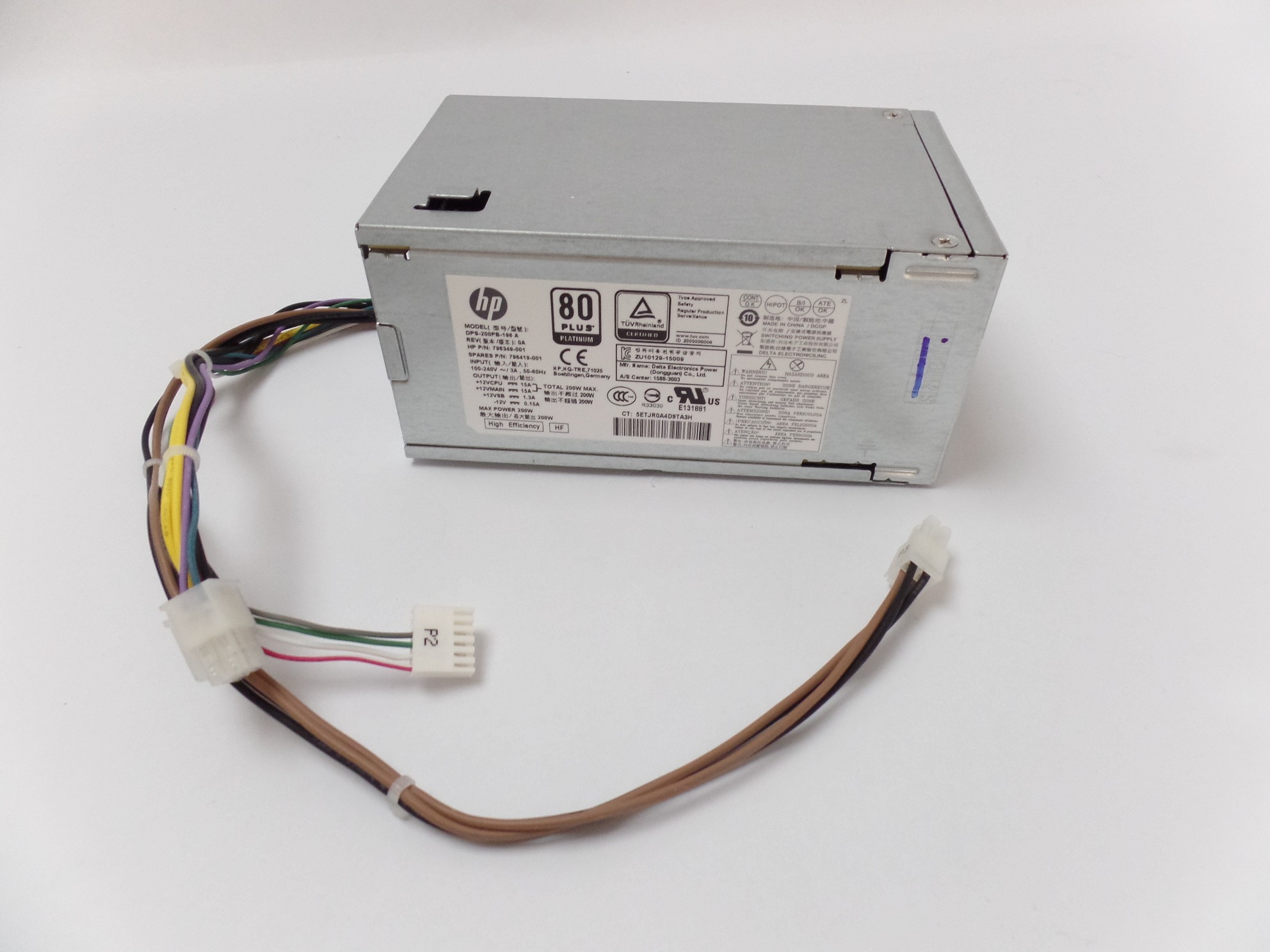 Fuente De Poder 200W 92% Energy E 796419-001 1