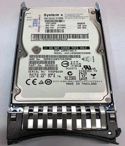 Disco Duro IBM 900 Gb 10K 2.5" Sa 81Y9650