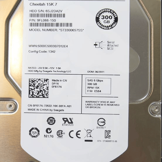 Disco duro para Servidor DELL 9FL066-150